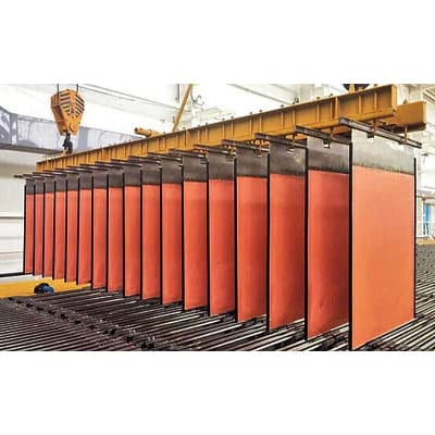 Lato del bordo dell'isolamento catodico delle celle di raffinazione (Edge strip)