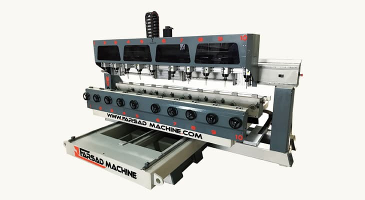 Máquina CNC de fresado (rotativa)
