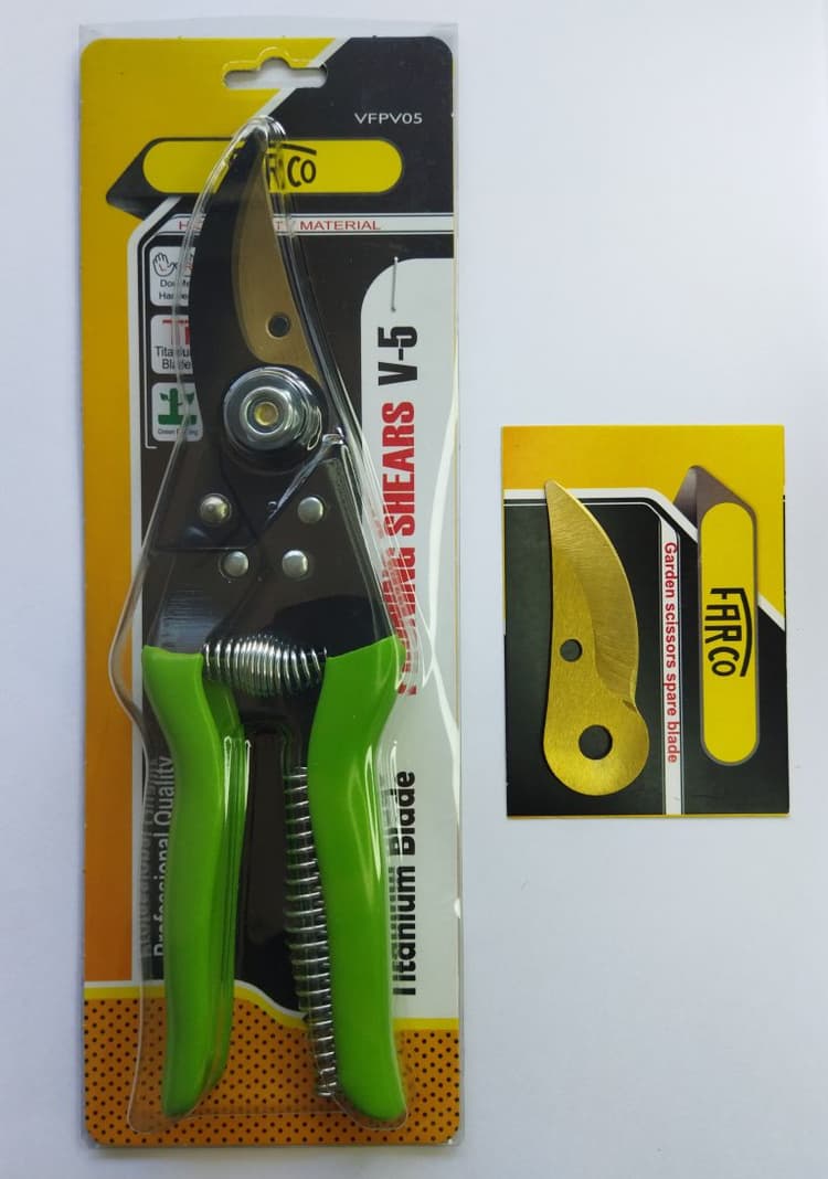 Farko model V5 gardening scissors green color