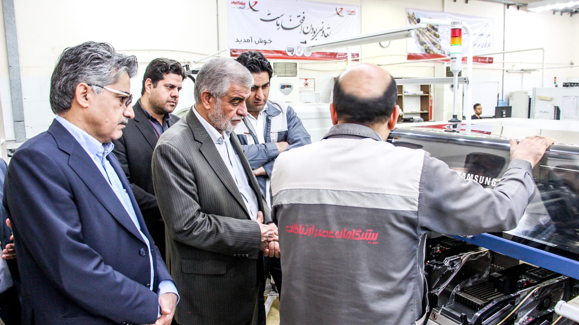 Visit of Dr. Jokar, representative of Yazd in the Parliament, to the knowledge-based production cooperative company Pion