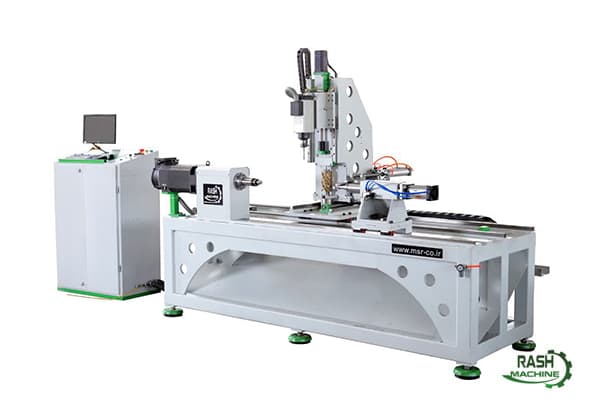CNC Drechselmaschine mit einem Kopf, dreifach einsetzbar