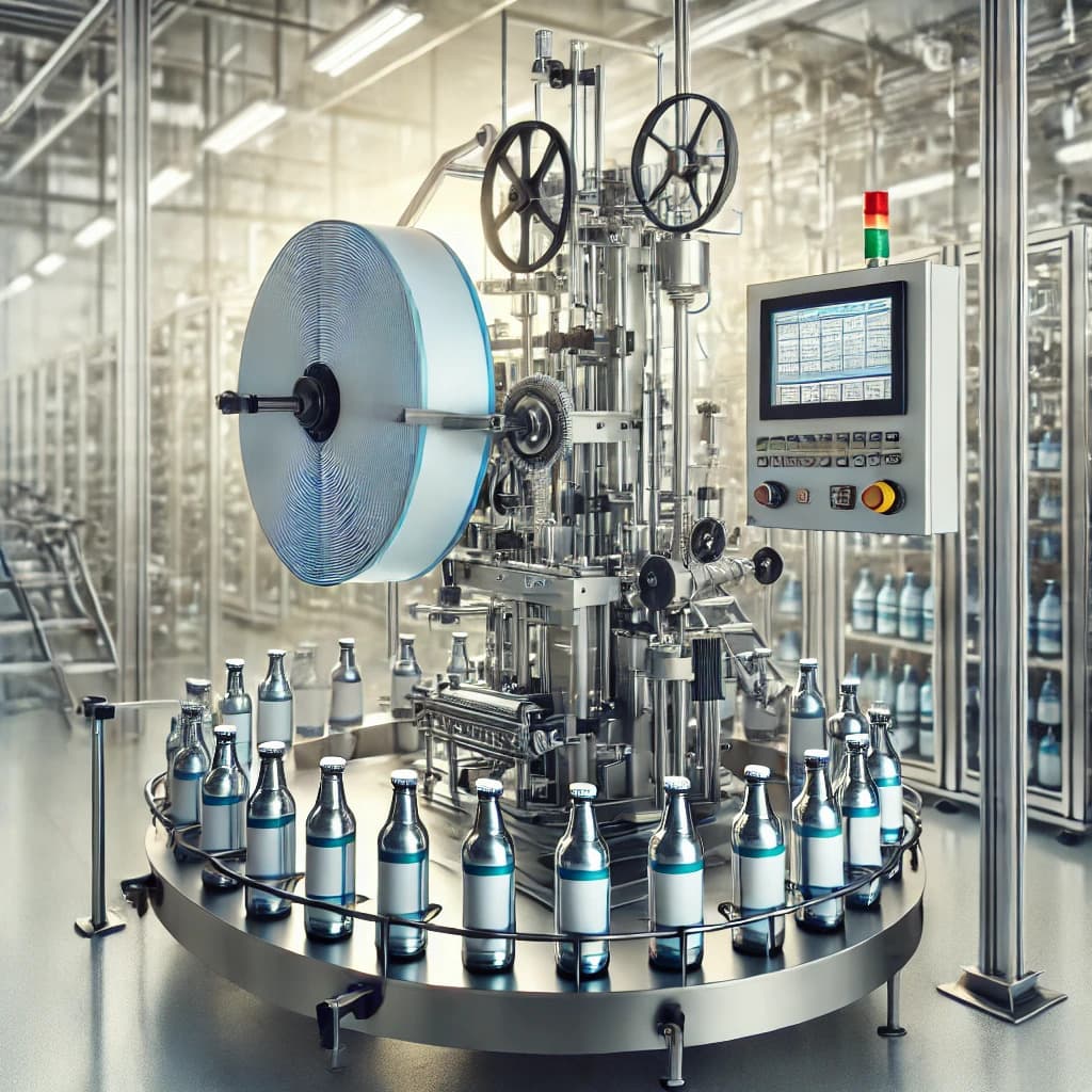 Professional packaging with new technology; the round labeling machine of Vafa Fanavaran Asia Industrial Group has been 
