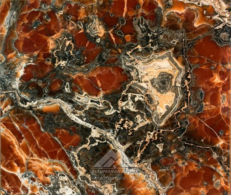 Махагоновый мрамор